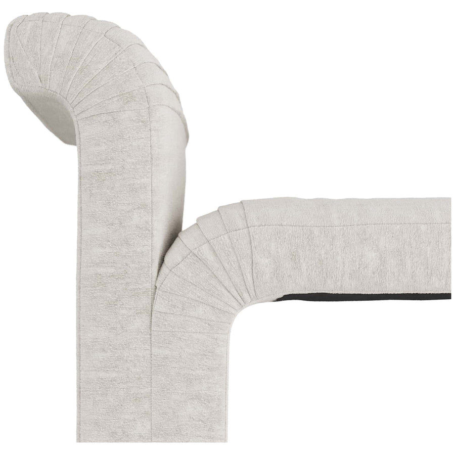 Arteriors Weaver Chaise - Polar Boucle