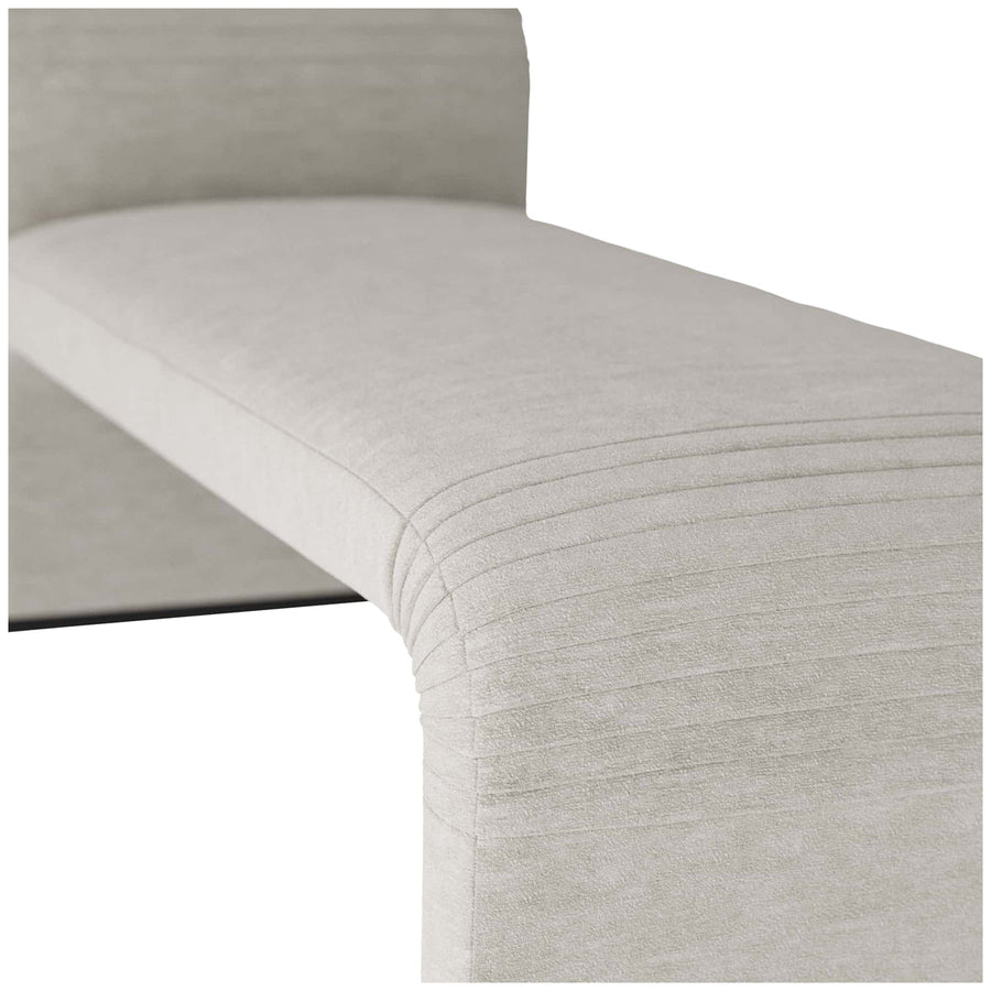 Arteriors Weaver Chaise - Polar Boucle