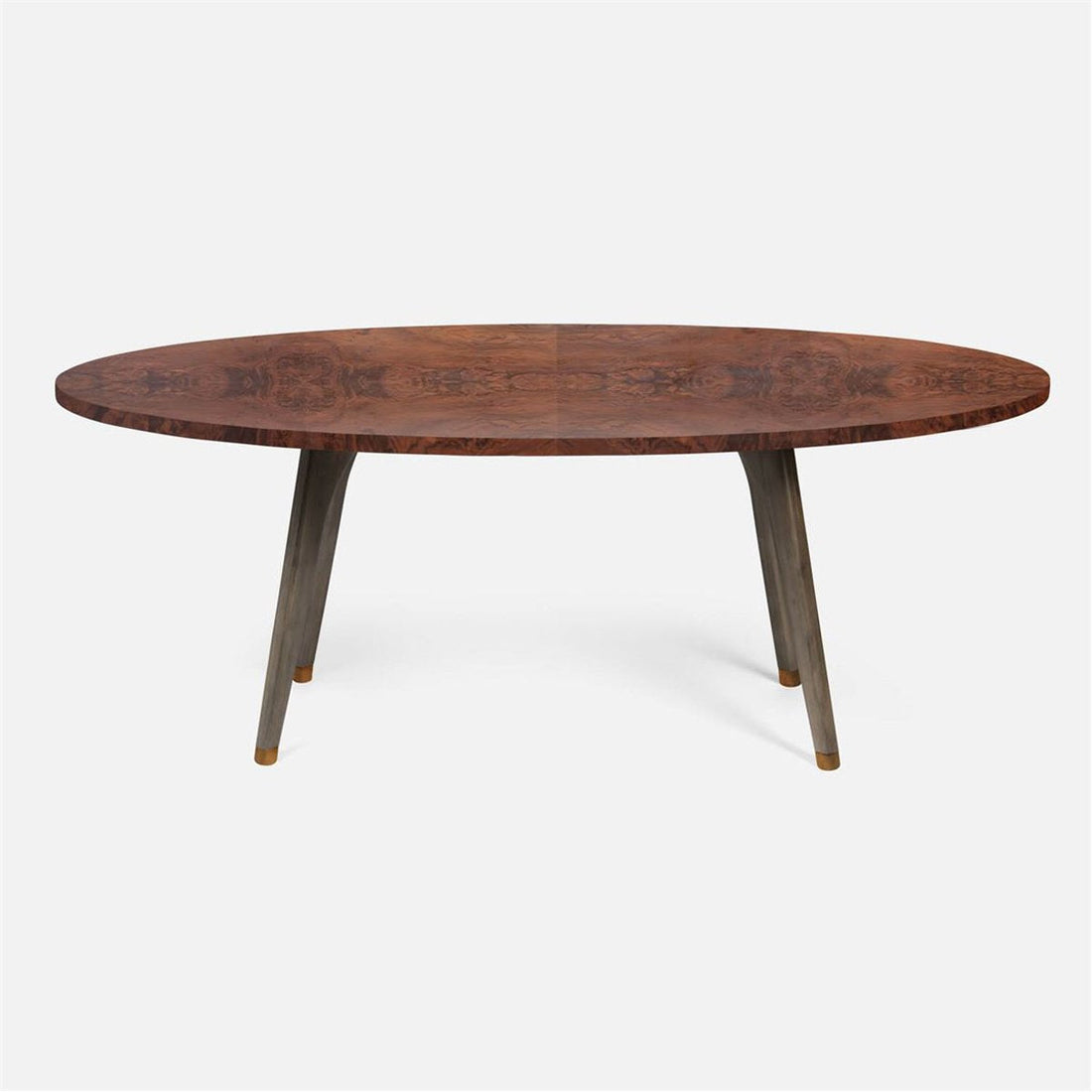 Made Goods Alder Oval Dining Table in Ash Veneer Top