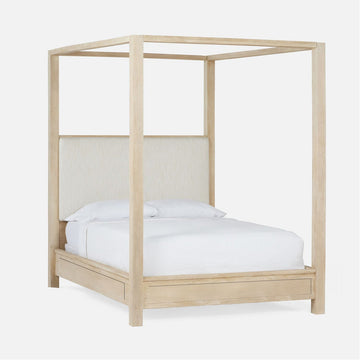 Made Goods Allesandro Boxy Canopy Bed in Arno Fabric