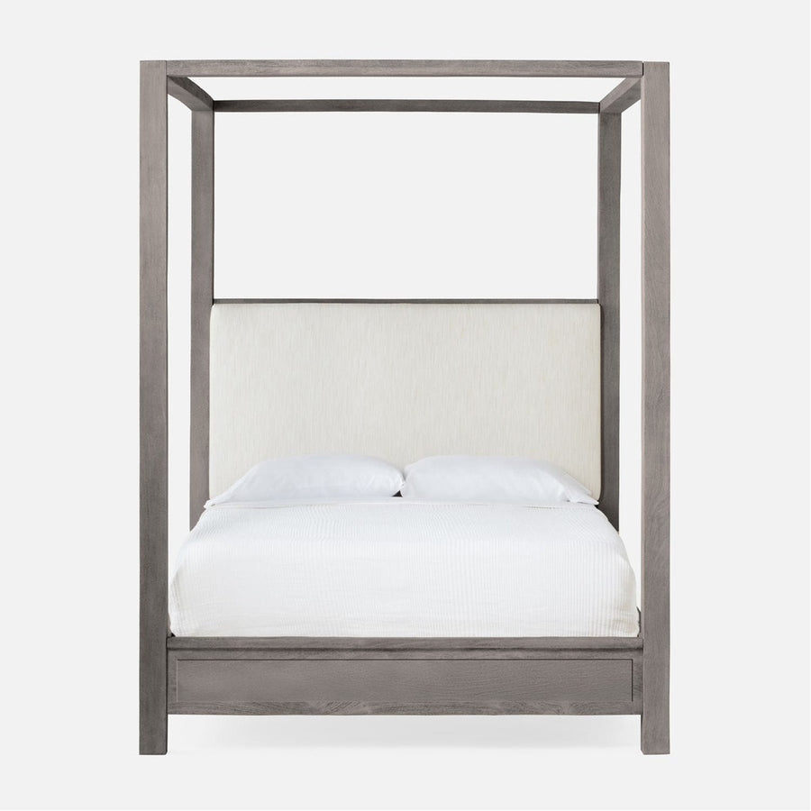 Made Goods Allesandro Boxy Canopy Bed in Ettrich Cotton Jute