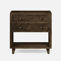 Made Goods Allesandro Boxy Mango Wood Double Nightstand