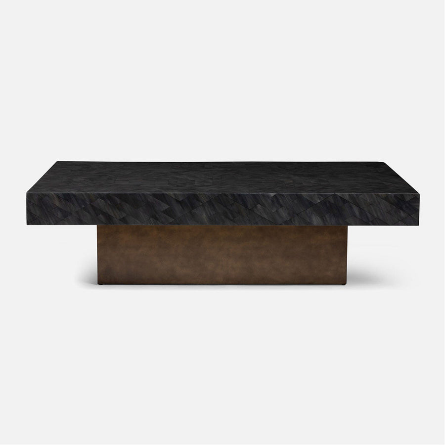 Made Goods Andres Coffee Table in Faux Horn