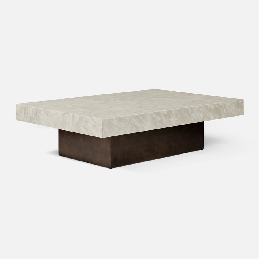 Made Goods Andres Coffee Table in Faux Horn