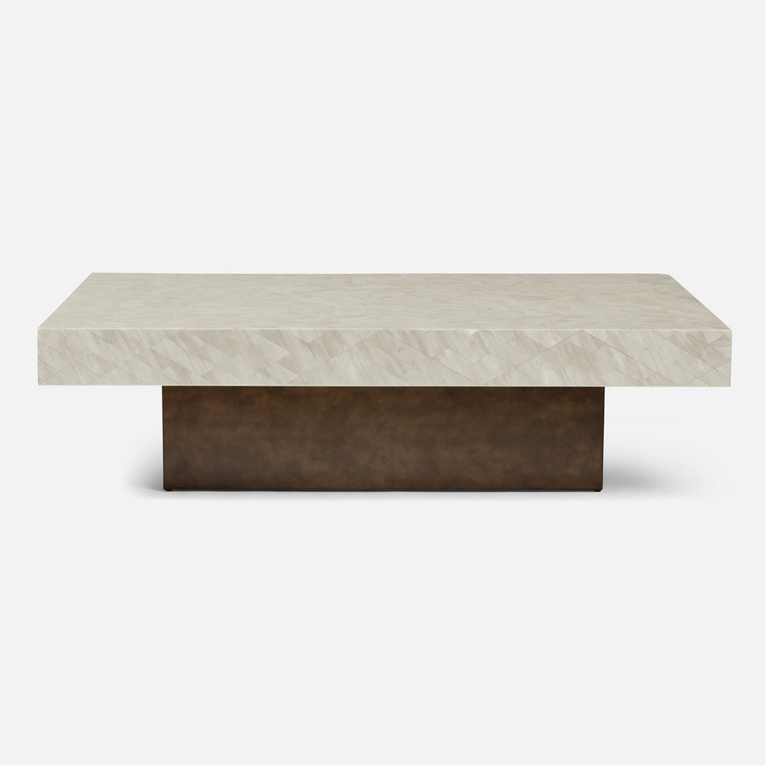 Made Goods Andres Coffee Table in Faux Horn