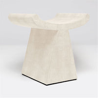 Made Goods Annika Art Deco Realistic Faux Shagreen Stool