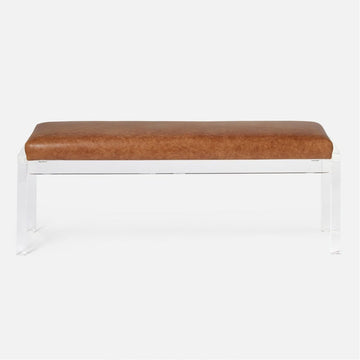 Made Goods Artem Double Upholstered Bench in Liard Cotton Velvet