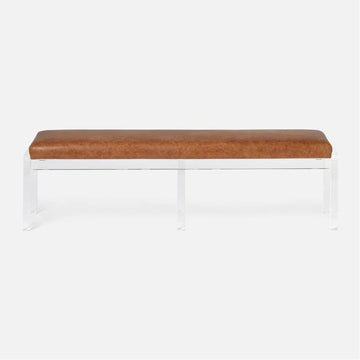 Made Goods Artem Triple Upholstered Bench in Danube Fabric