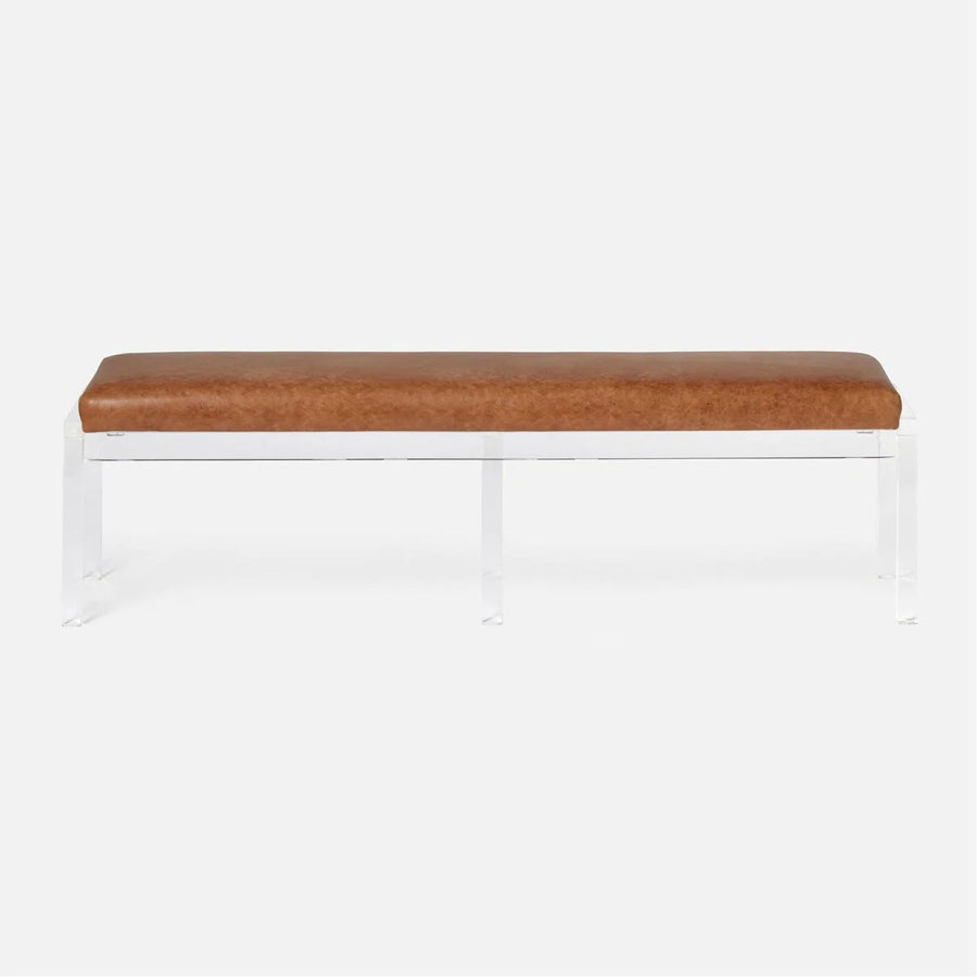 Made Goods Artem Triple Upholstered Bench in Danube Fabric