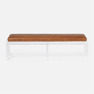 Made Goods Artem Triple Upholstered Bench in Hair-On-Hide