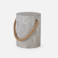 Made Goods Aster Nautical Concrete Outdoor Stool