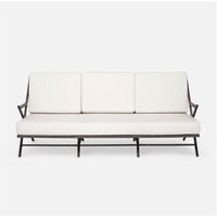 Made Goods Balta Metal Outdoor Sofa, Alsek Fabric