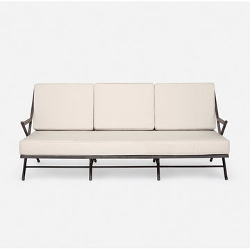 Made Goods Balta Metal Outdoor Sofa in Havel Velvet