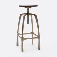 Made Goods Beckett Industrial Bar Stool