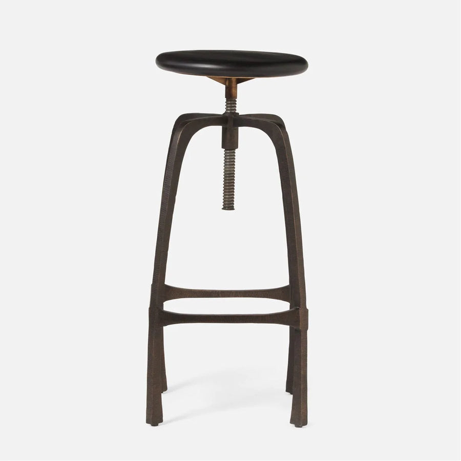 Made Goods Beckett Industrial Bar Stool