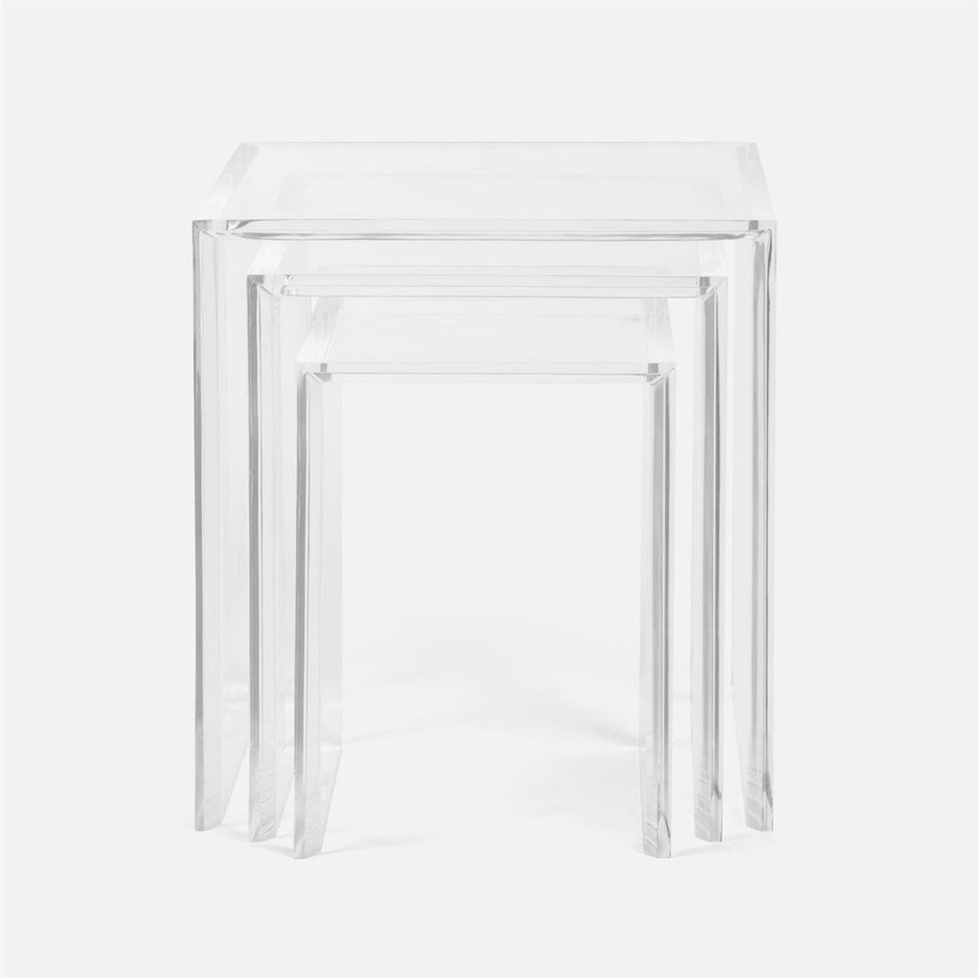 Made Goods Beckham Acrylic Nesting Tables