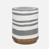 Made Goods Belda Round Ceramic Outdoor Stool