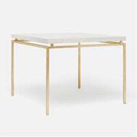 Made Goods Benjamin Floating Leg Game Table in Faux Shagreen Top