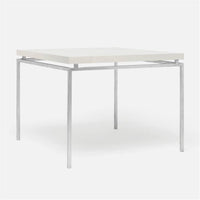 Made Goods Benjamin Floating Leg Game Table in Faux Shagreen Top