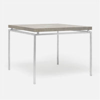 Made Goods Benjamin Floating Leg Game Table in Faux Shagreen Top