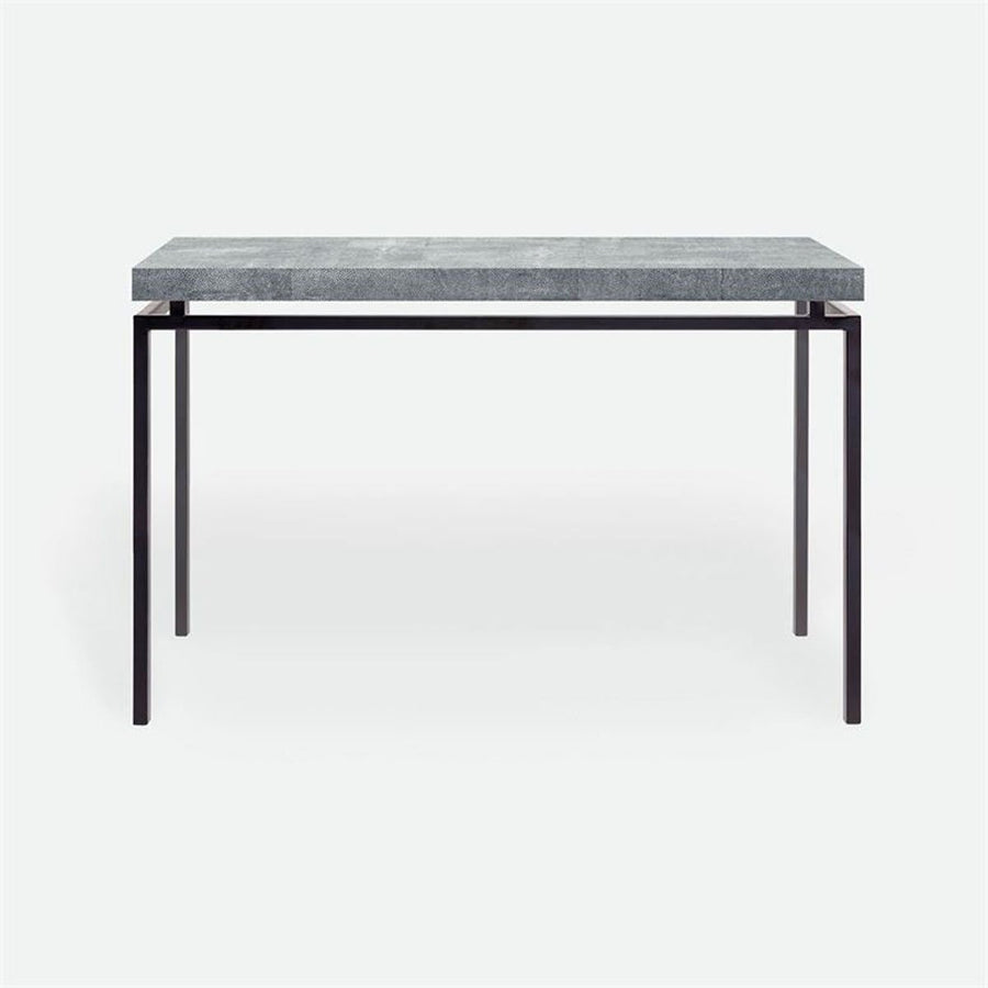 Made Goods Benjamin Floating Leg Console Table in Faux Shagreen Top