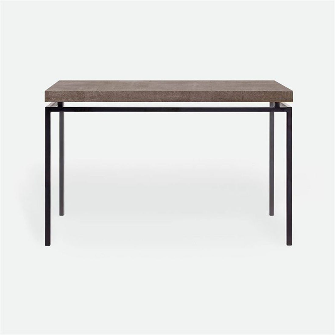 Made Goods Benjamin Floating Leg Console Table in Faux Shagreen Top