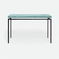 Made Goods Benjamin Floating Leg Console Table in Faux Shagreen Top