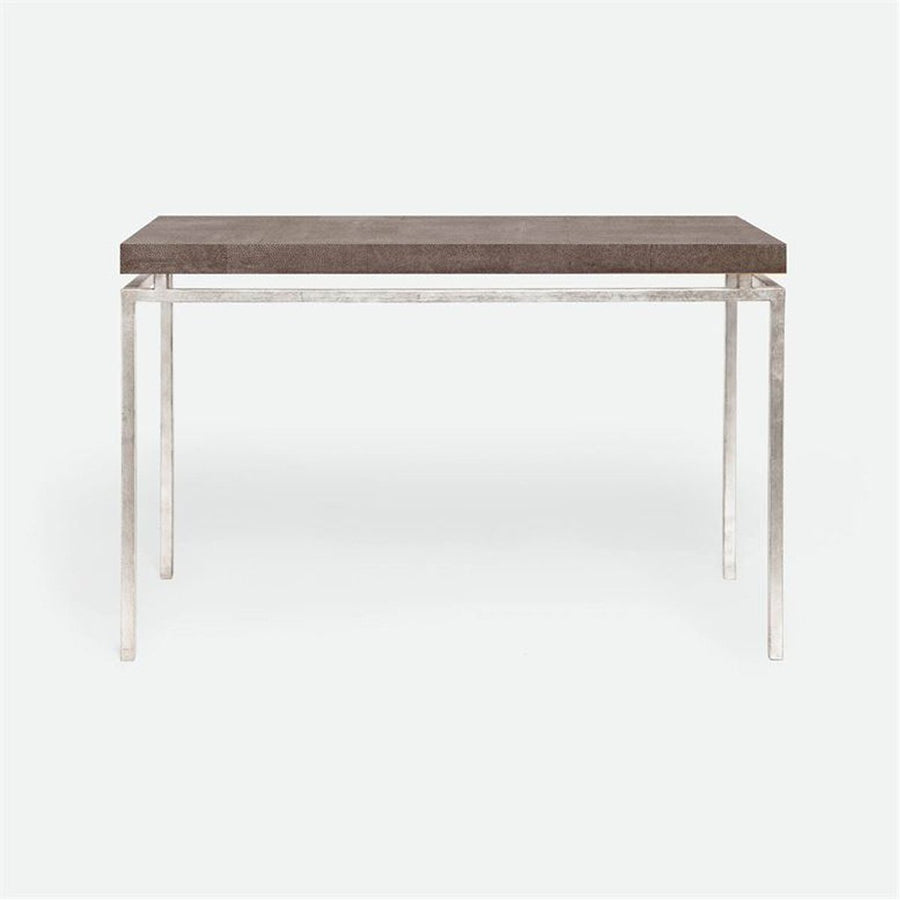 Made Goods Benjamin Floating Leg Console Table in Faux Shagreen Top