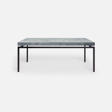 Made Goods Benjamin Floating Leg 48-Inch Coffee Table in Faux Shagreen Top