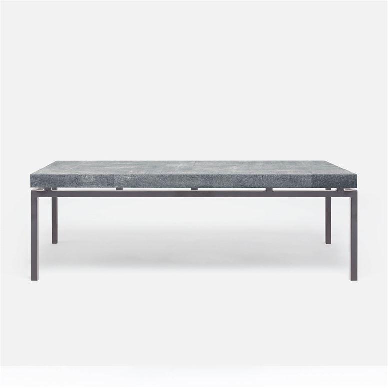 Made Goods Benjamin Floating Leg 52-Inch Coffee Table in Faux Shagreen Top