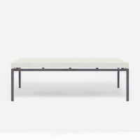 Made Goods Benjamin Floating Leg 52-Inch Coffee Table in Faux Shagreen Top