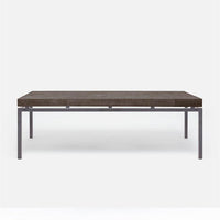 Made Goods Benjamin Floating Leg 52-Inch Coffee Table in Faux Shagreen Top