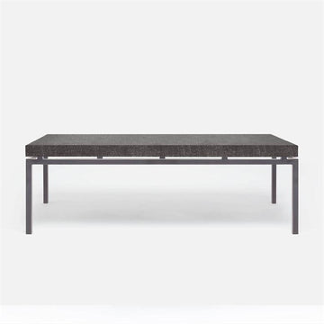 Made Goods Benjamin Floating Leg 52-Inch Coffee Table in Faux Linen