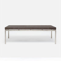 Made Goods Benjamin Floating Leg 52-Inch Coffee Table in Faux Shagreen Top