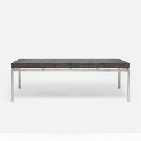 Made Goods Benjamin Floating Leg 52-Inch Coffee Table in Faux Linen