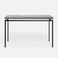 Made Goods Benjamin Floating Leg Console Table in Faux Shagreen Top