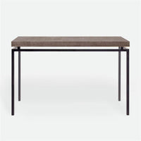 Made Goods Benjamin Floating Leg Console Table in Faux Shagreen Top