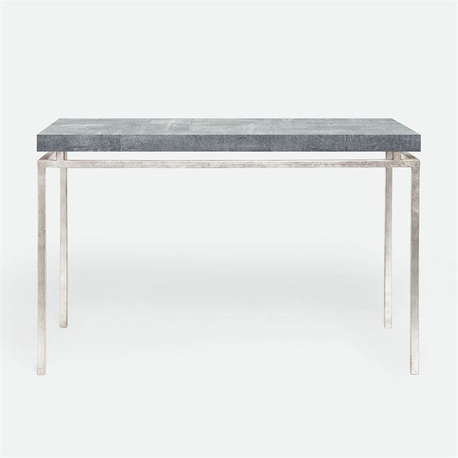 Made Goods Benjamin Floating Leg Console Table in Faux Shagreen Top