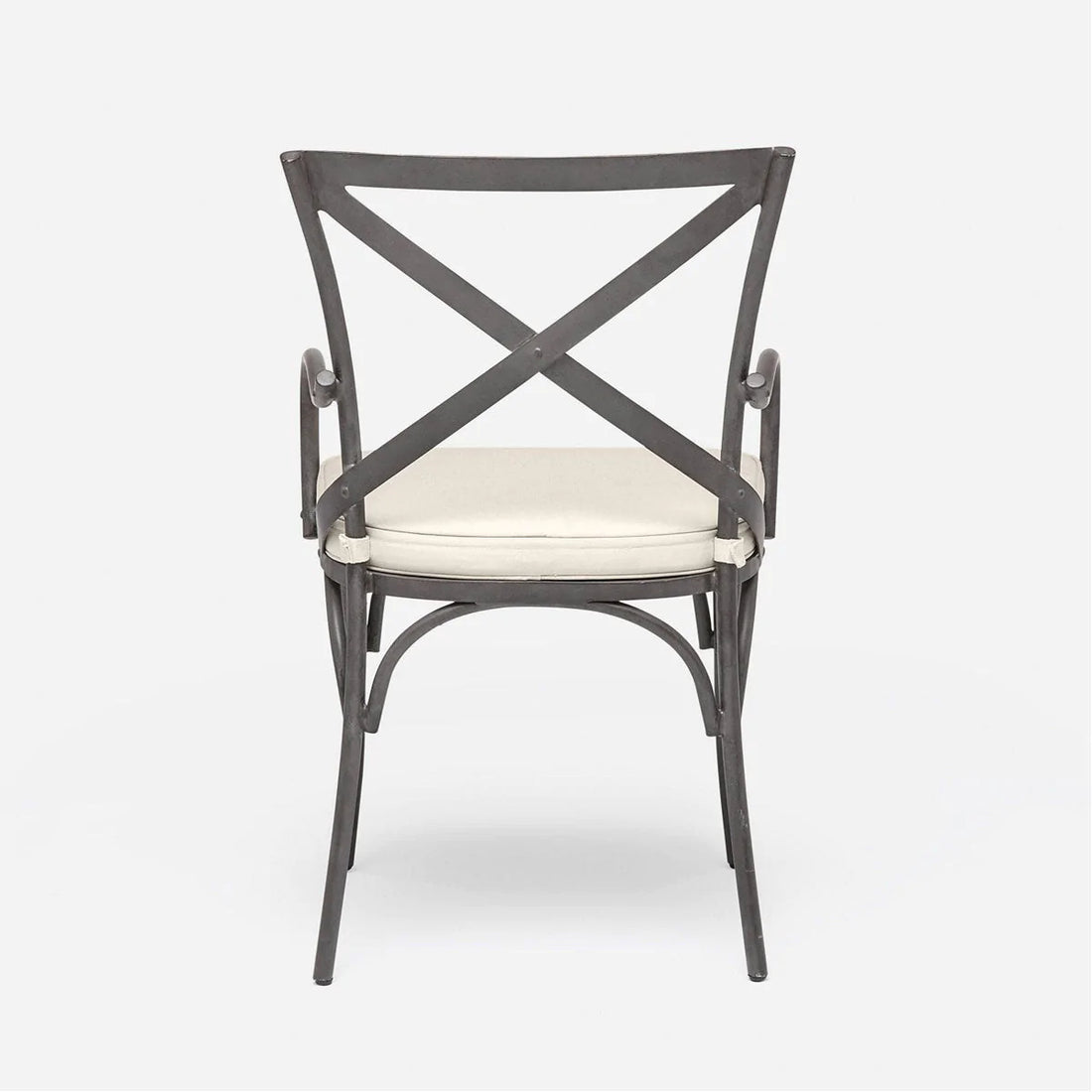 Made Goods Beverly Metal X-Back Outdoor Chair, Pagua Fabric