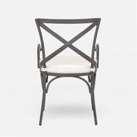 Made Goods Beverly X-Back Outdoor Chair in Havel Performance Velvet