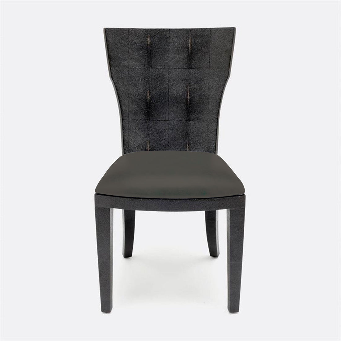 Made Goods Blair Vintage Faux Shagreen Chair in Liard Cotton Velvet