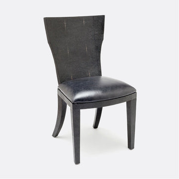 Made Goods Blair Vintage Faux Shagreen Chair in Havel Velvet