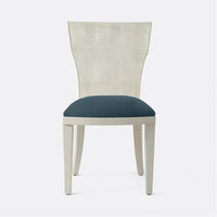 Made Goods Blair Vintage Faux Shagreen Chair in Humboldt Cotton Jute