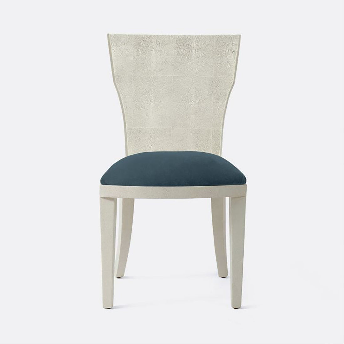 Made Goods Blair Vintage Faux Shagreen Chair in Havel Velvet