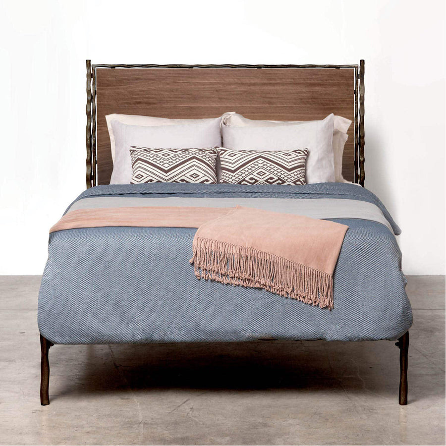 Made Goods Brennan Textured Bed in Clyde Fabric