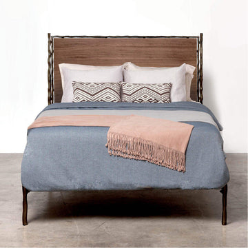 Made Goods Brennan Textured Bed in Havel Velvet