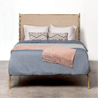 Made Goods Brennan Textured Bed in Danube Fabric