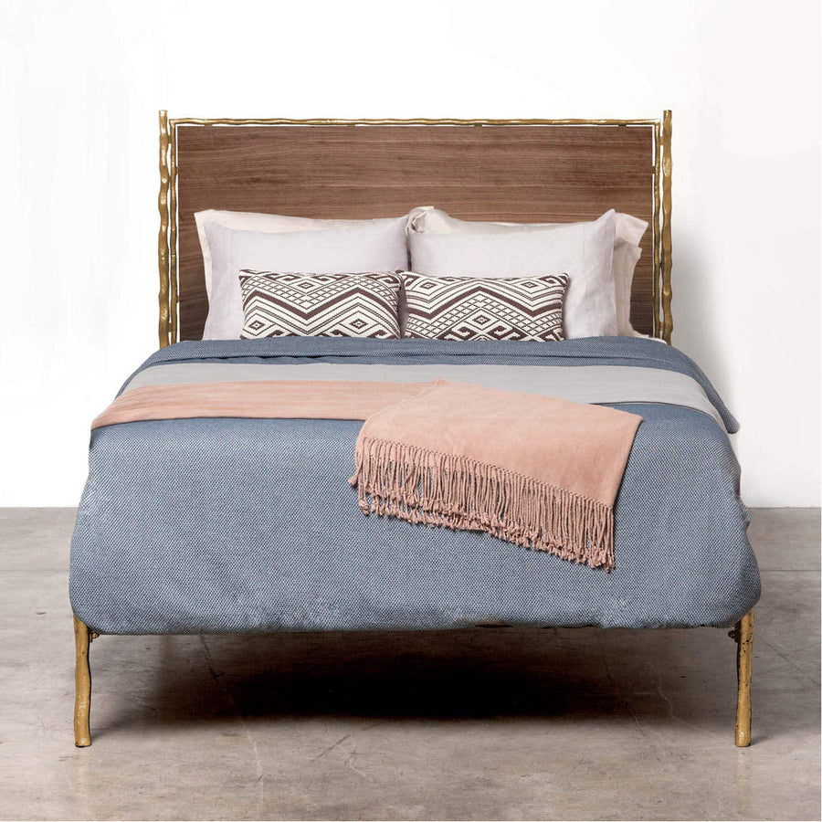 Made Goods Brennan Textured Bed in Danube Fabric