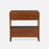 Made Goods Brienne Open-Shelf Teak 30-Inch Nightstand