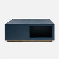 Made Goods Brooklyn Faux Belgian Linen Coffee Table